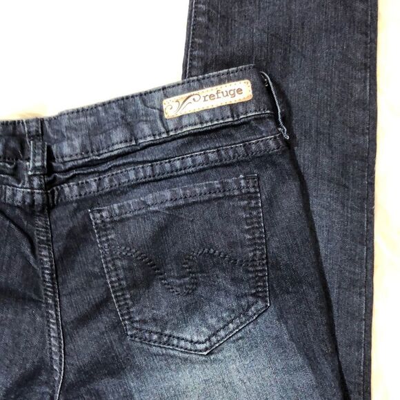 Glam Refuge Ultra Skinny Dark Wash Jeans 8R - Picture 12 of 16